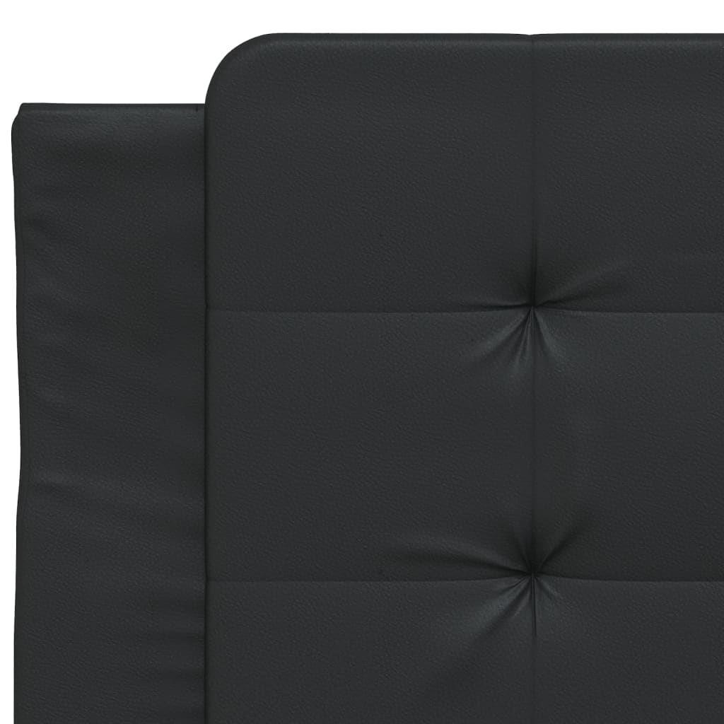 Vidaxl Headboard Cushion, Black, 80 Cm, Faux Leather