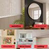 Striscia Decorativa Autoadesiva in PVC Rotonda a Punti in Rilievo, 5m, per Battiscopa, Bordi di Specchi e Cornici, Decorazione Sfondo Soffitto