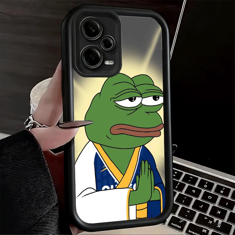 Phone Case for Xiaomi Redmi Note 15 14 13 Pro Plus Funny Sad Forg P-Pepe Meme Shell 12S 11 11S 11T 5G 14S Soft Silicone Funda
