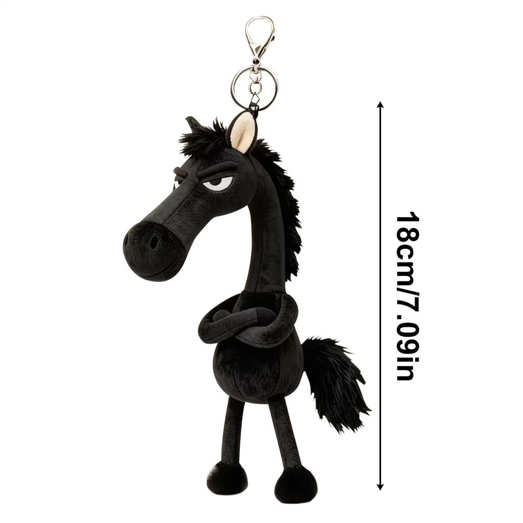 2026 Horse Purse Charm Cute Plush Decoration Pendant Cute Keychain Year Of The Horse For Backpack Boyfriend Friend Girl Women