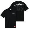 חולצת טי SIGNATURE TEE Charles No.16 Leclerc חולצת טריקו צווארון עגול חולצות טי קיץ שרוול קצר עיצוב אופנתי הדפסה גרפית מרצ' בגדים
