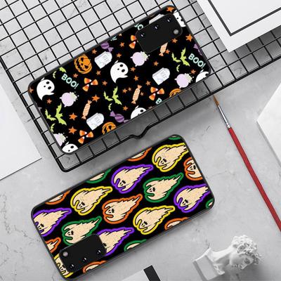 Helloween Cute Ghost Pumpkin Cat Phone Case for Samsung S10 21 20 9 8 Plus Lite S20 UlTRA 7edge