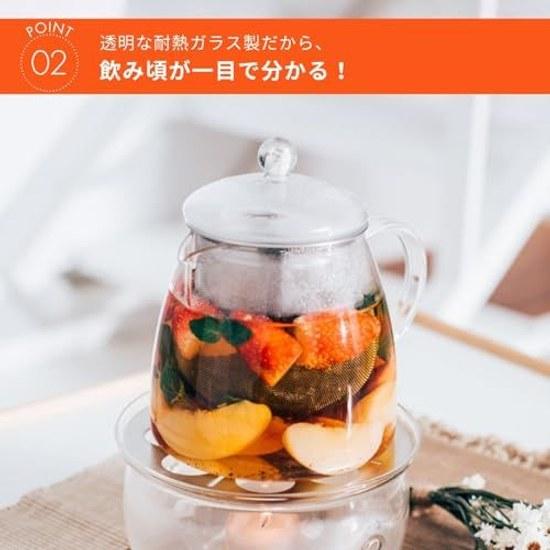 HARIO Leaf Tea Pot Pure Practical Capacity 700ml Heat-Resistant Glass CHEN-70T