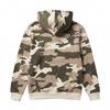 Men S Camouflage Fleece Hooded Sweatshirt With Side Pockets