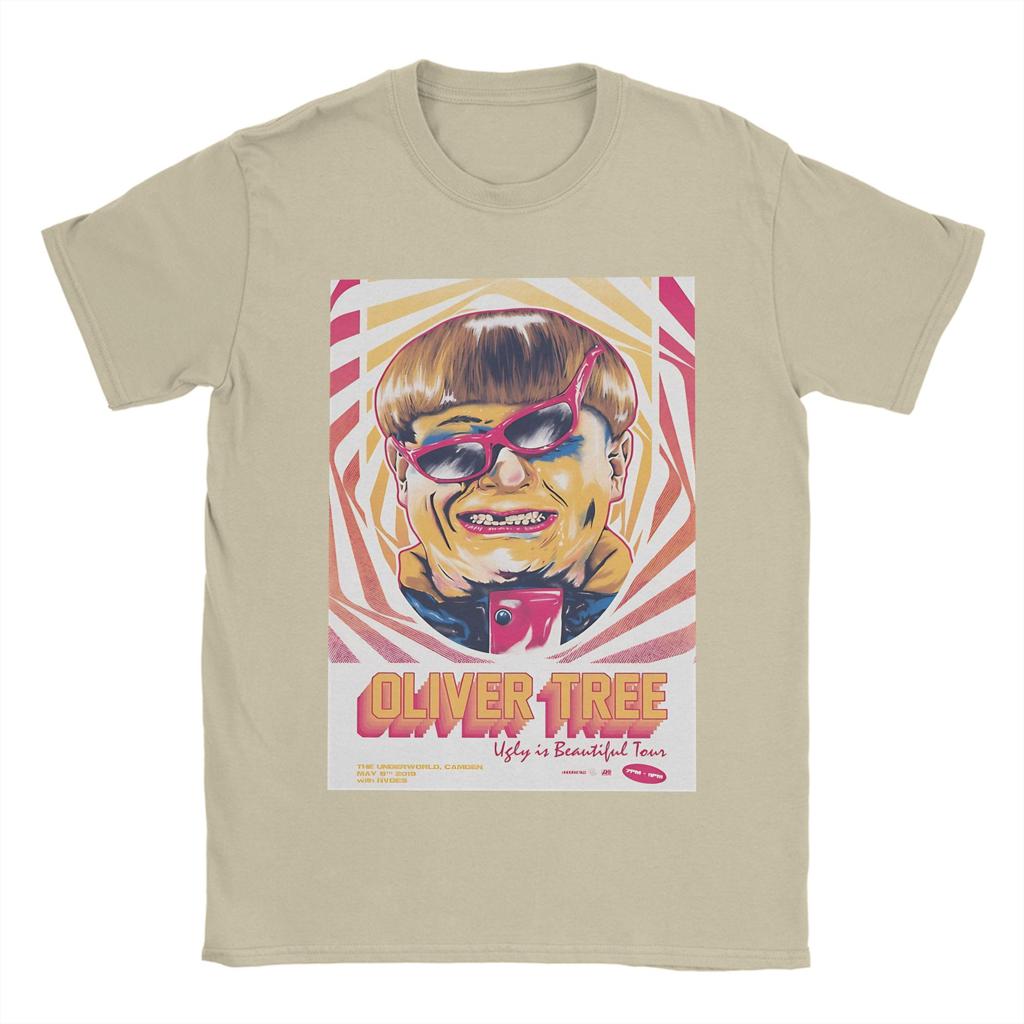Oliver Tree Ugly Is Beautiful Magliette Unisex Unisex Vintage Cotone Magliette Girocollo Manica Corta Maglietta Grafica Stampata Vestiti