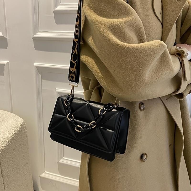 

1pc Fashion Plaid Crossbody Bag for Women, Shoulder Purse with Adjustable Strap, Buckle Closure, Versatile Occasion Handbag, Small Crossbody Bag рожевий