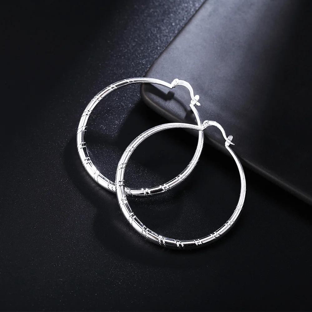 Copper romantic 3-6cm round earrings for women charm fashion jewelry party wedding engagement Christmas gifts