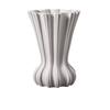 Three-dimensional Ceramic Vase White Geometric Circle Streak Flower Vase Ceramic Handicraft Floral Arrangement Accessories