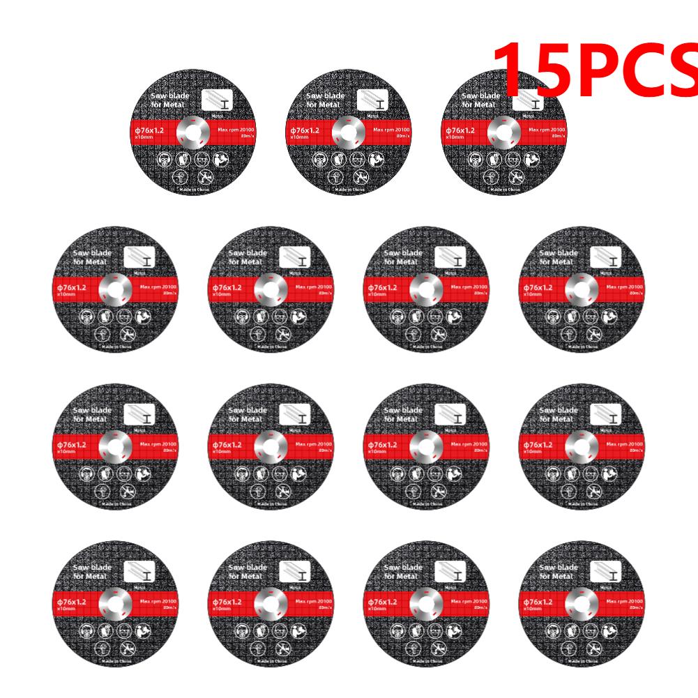 50-5PCS 76x1.2mm Metal Cutting Discs High Hardness Electric Cutting Disc Sanding Cutting Discs Blades Angle Grinder Accessories