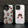 Cute M-monchhichis Phone Case For iPhone 17,16,15,14,13,12,11 Plus,Pro Max,XS,Colorful Silver White Cover