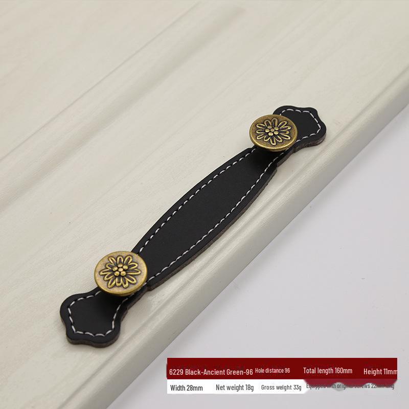 Brown Leather Handle for European Modern Cabinets and Wardrobes