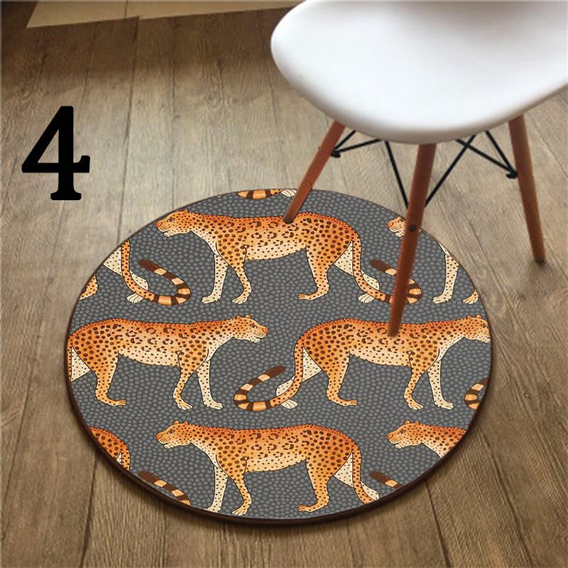 

Nordic style carpet Tiger and girl Living Room bedroom Kitchen Bathroom Absorbent non-slip floor mat Home decor 60cm