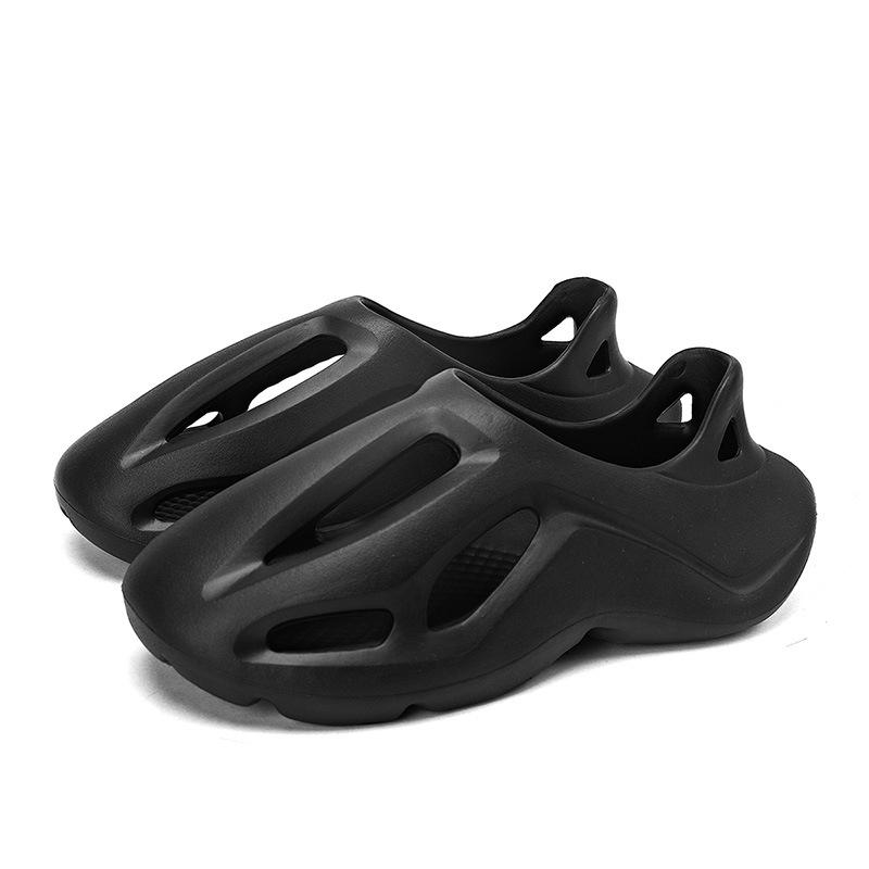 

Сандалии мужские модные пляжные туфли повседневная одежда нескользящие мягкие подошвы спортивные тапочки мужские 44/45 чёрный