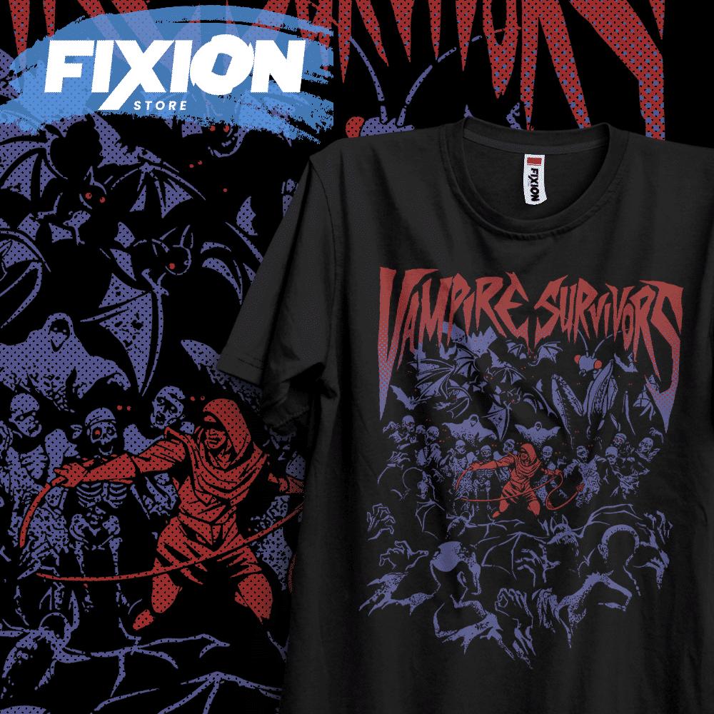 Vampire Survivor Danime T Shirt Unisexga Gift For Anime Lover All Size Cotton