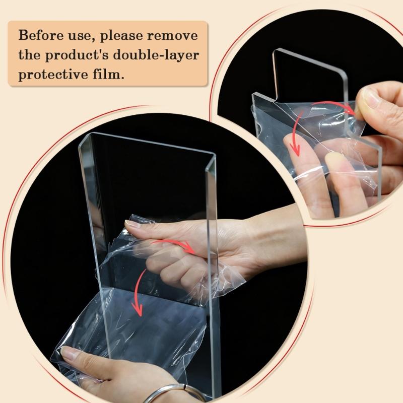 Moldes para Dar Forma a Tartas de Queso, Molde Rectangular para Hornear con Tapa para Tiramisú, Herramienta Transparente de Acrílico para Postres, Recipiente para Tartas para Reposteros Caseros y Preparativos de Fiestas