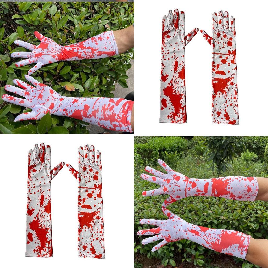 Cosplay Props Red Bloodstained Gloves For Escapism And Horror