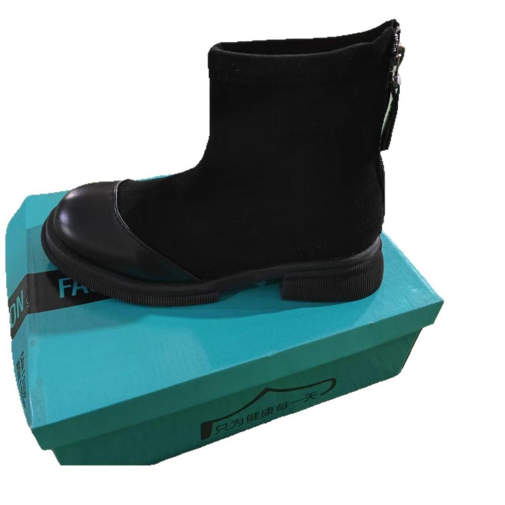 Women's Thick Sole Height-Boosting Elastic Ankle Boots - 2025 Autumn/Winter Petite Fashion