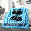 1pc birmingham city f.c. Blanket with Custom Name, Gift, for Men and Women, Soft Blanket, Good for Sofa Bed Couch Travel, Lightweight Flannel Blanket