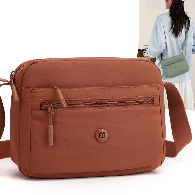 Schultertasche Damen Umhängetasche Einfarbige Muttertasche