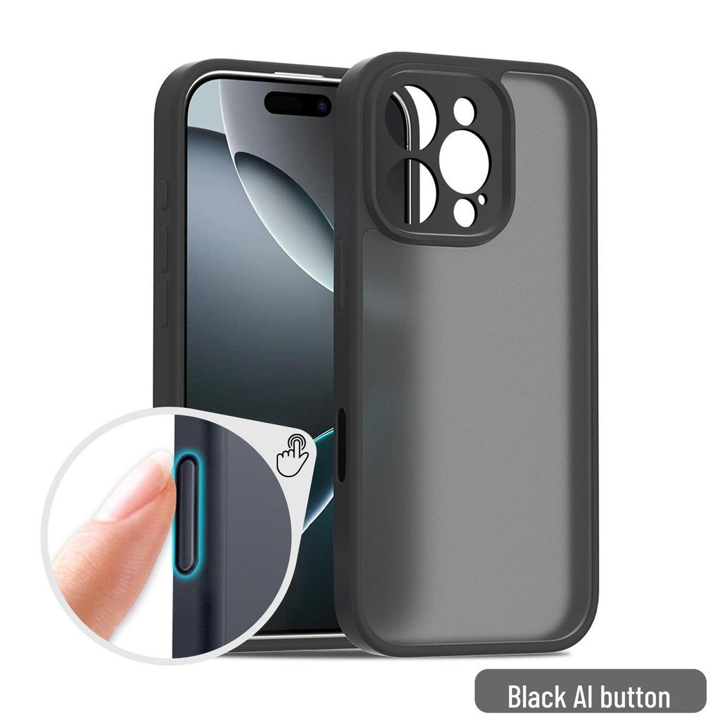 Neue hautfreundliche dynamische Tasten-Handyhülle für iPhone 15 Pro und Apple 16