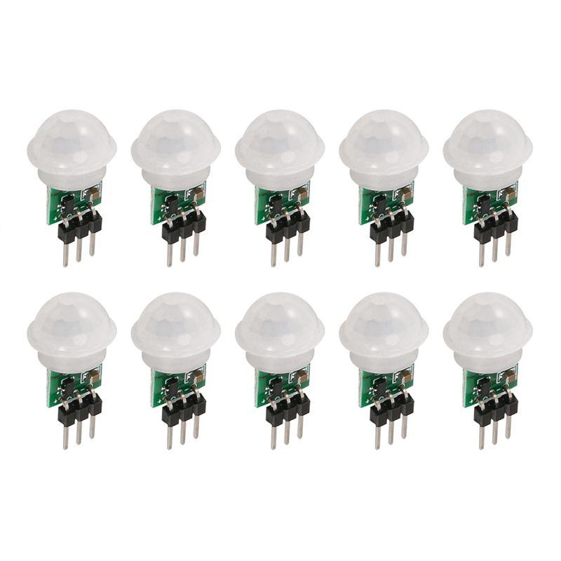 ABUL-50Pcs AM312 Mini Human Sensor Module IR Pyroelectric Infrared PIR Motion Sensor Detector Modules DC 2.7V To 12V
