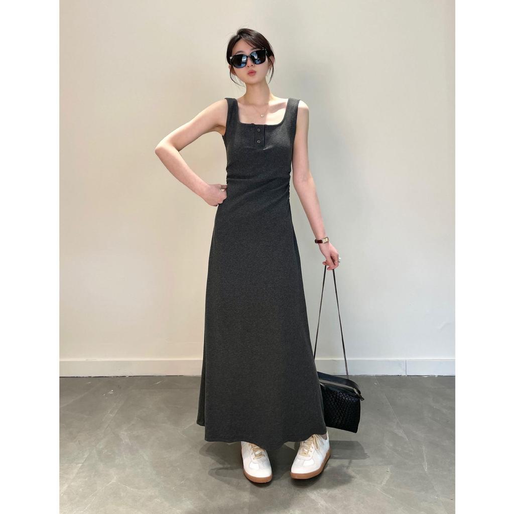 Southern Fish Chest Pads: Comfortable Slimming Knit Camisole Vest Dress