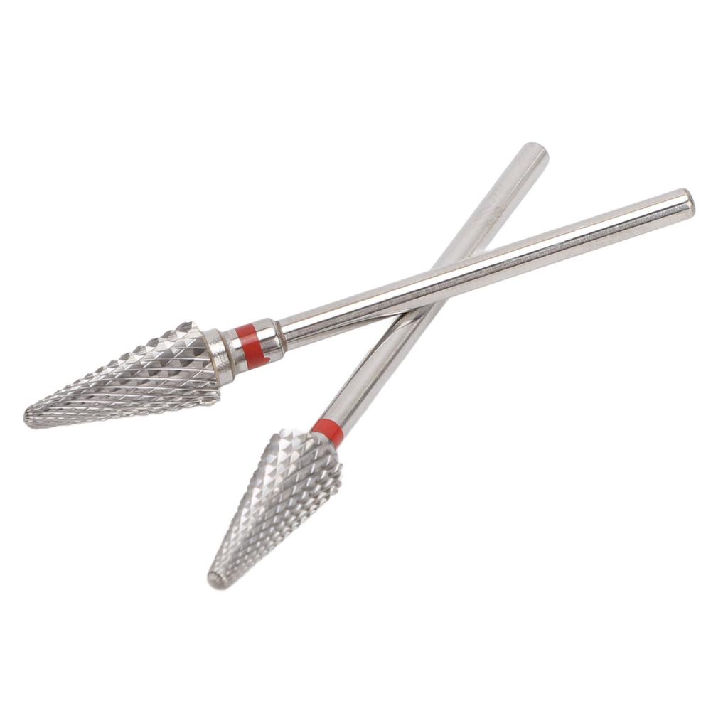 Nail Tapered Drill Bit Professional Fast Removing Tungsten Steel Manicure Drill Bits for Exfoliating