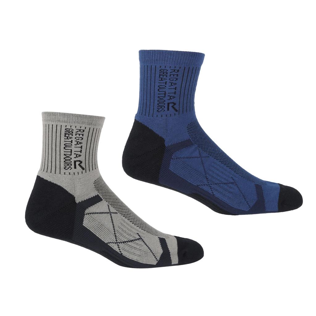 Regatta Mens Active Outdoor Socks (Pack of 2)