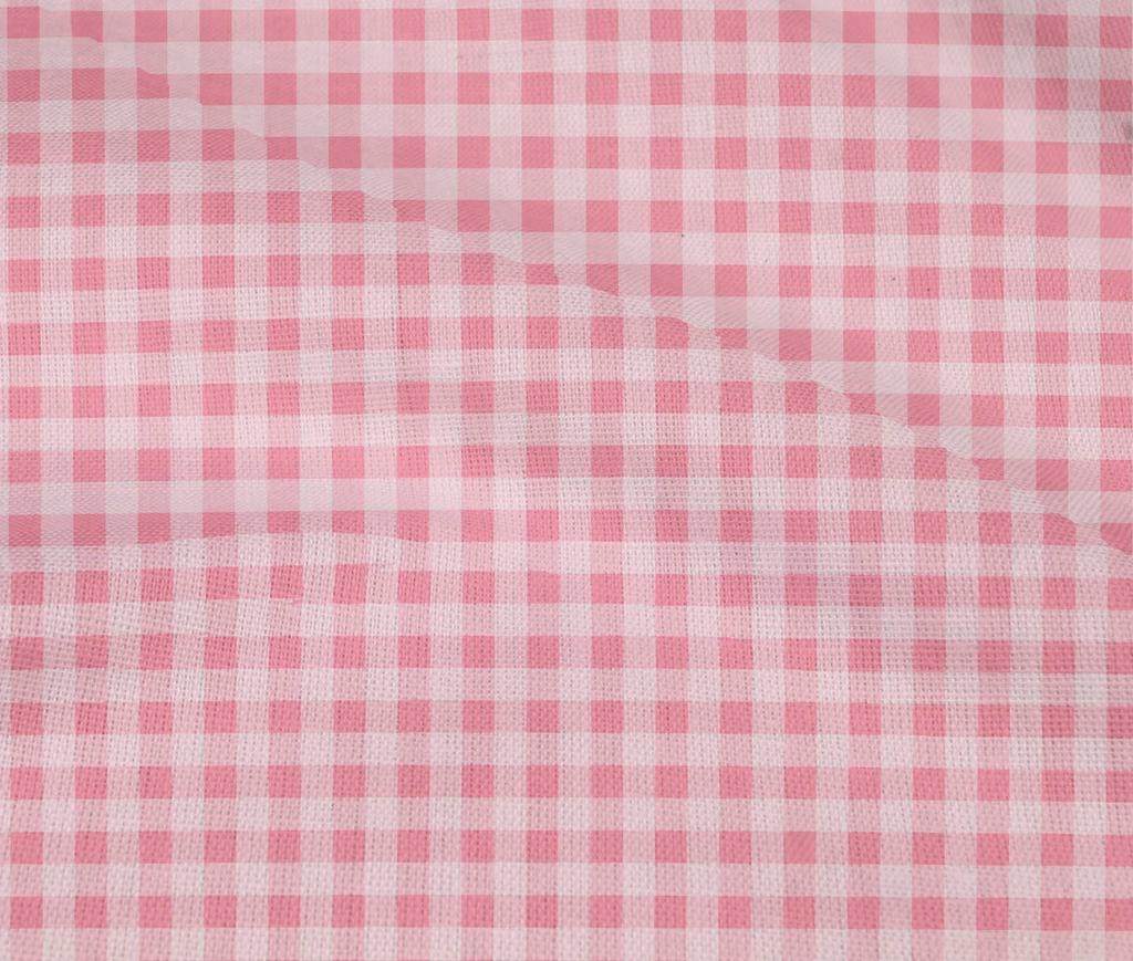 oneOone Cotton Flex Fabric Gingham Check Print Fabric BTY 40 Inch Wide