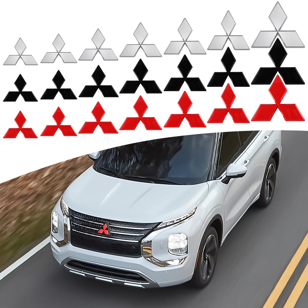 ABS Auto Přední Zadní Znak Mřížka Emblem pro Mitsubishi Ralliart Lancer ASX Colt Pajero Outlander Eclipse Delica EVO Grandis Colt