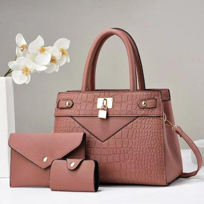 Mother and Child Bag Texture Large Capacity Handbag Stone Pattern Mother and Child Bag New Bag