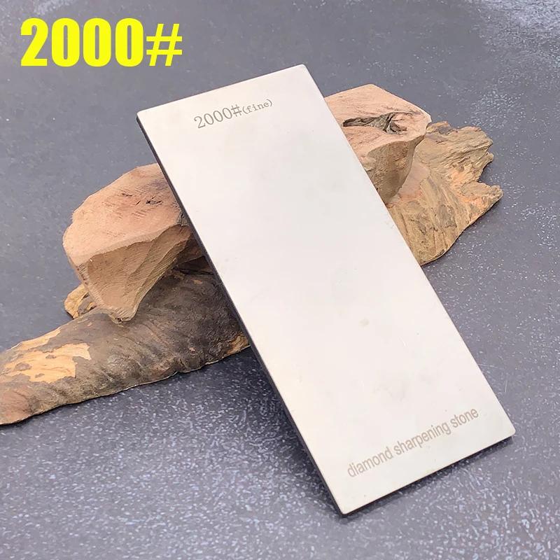 1000 1500 Girt Diamond Plate with EVA Base Professional Sharpening Stone Grinder Whetstone Knife Sharpener System Accessories