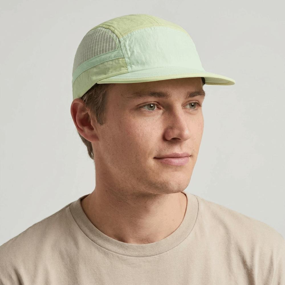 Color-Blocked Breathable Peaked Cap Soft Brim Mesh Running Caps Quick-drying Baseball Cap Outdoor