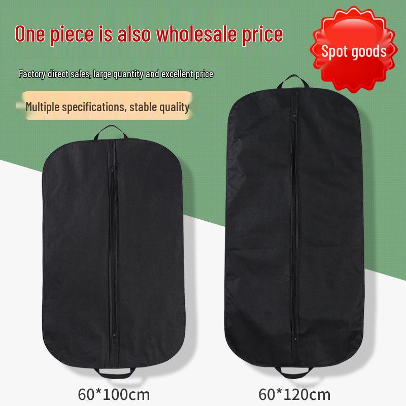 Non-Woven Dustproof Zipper Suit & Dress Storage Bag with Custom Logo