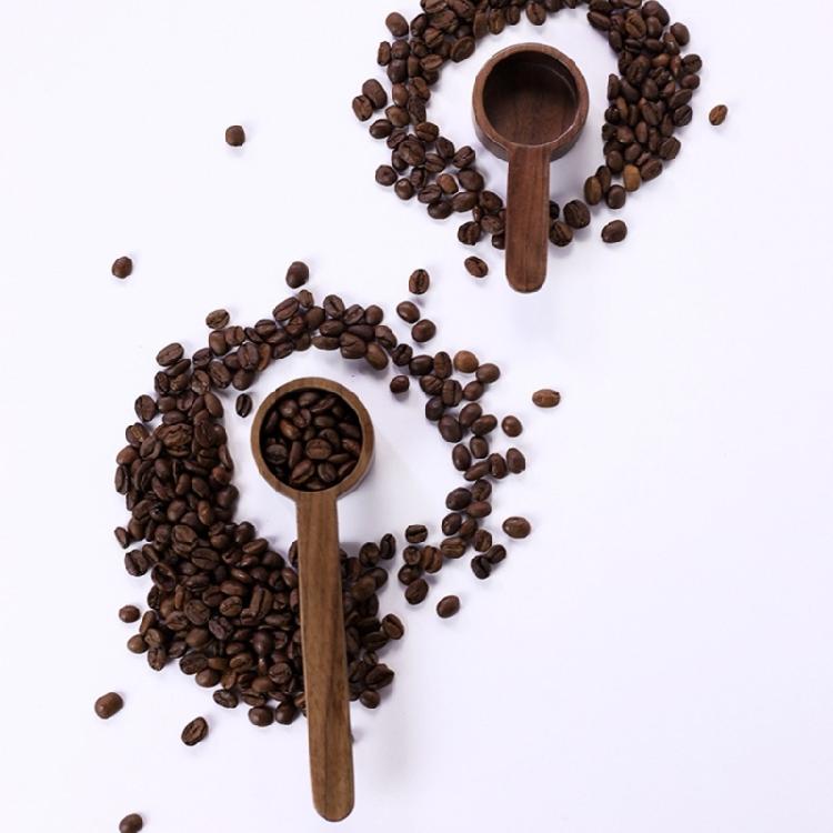 Wooden Measuring Coffee Spoon for Coffee Beans, Whole Beans Ground Beans or Teas