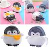 Cartoon Plush Penguin Coin Purse Doll Money Bag Pendant Lovely Animal Mini Wallet USB Cable Pouch Earphone Case Card Holder
