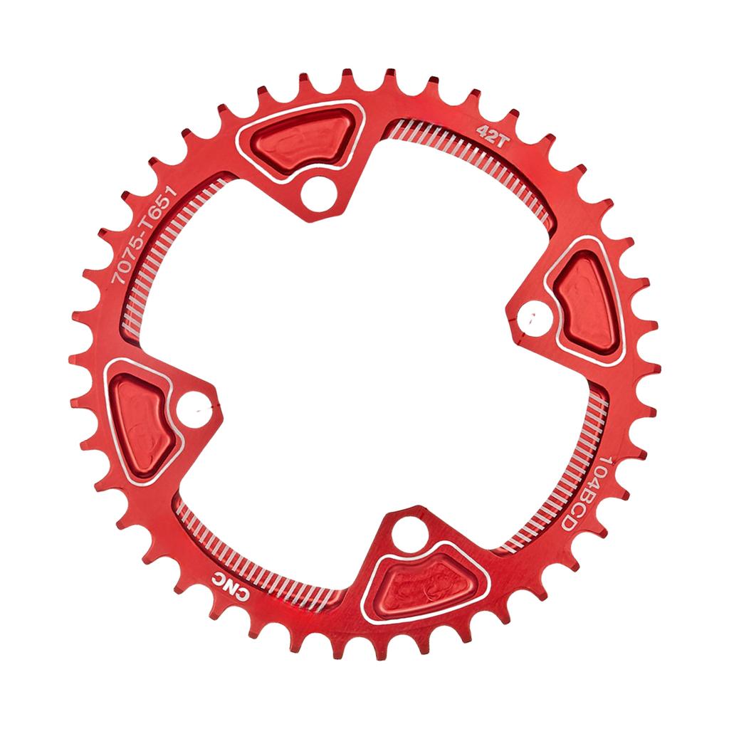 Bicycles 104BCD Crank Chainring Bicycles Crank Narrow and Wide Chainring Wheel Narrow Wide Bike Single Chainring