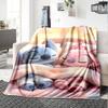 1pc S-Stitch18 Blanket, Gift, for Men and Women, Soft Blanket, Good for Sofa Bed Couch Travel, Lightweight Flannel Blanket