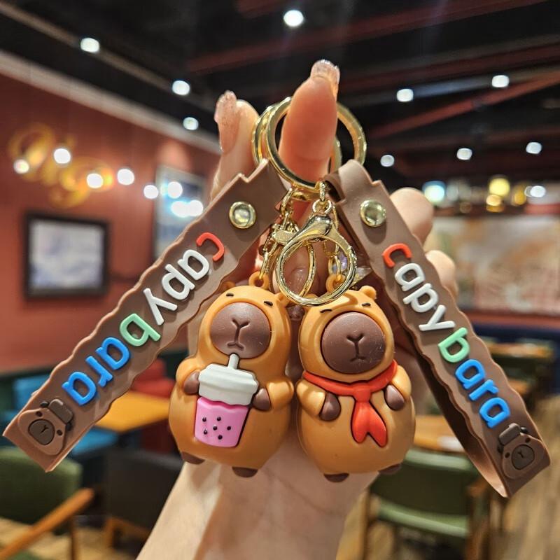 Capybara Keychain Bag Pendant 10-Pack