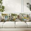 Refreshing Lemon - Themed Pillow CoversLiving Room Sofa Cushion Cover, Soft and Comfortable, Bedroom Room Decoration
