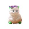 Cute Big Cat Taba Squishy Silicone Fuzzy Super Big Plush Cat Handmade Kitten Squeeze Toy Mochi Toy Hand Relax Antistress Gift