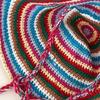 Summer Fisherman Hat for Woman Weaving Bucket Hat Crochet Stripe Pattern Cap