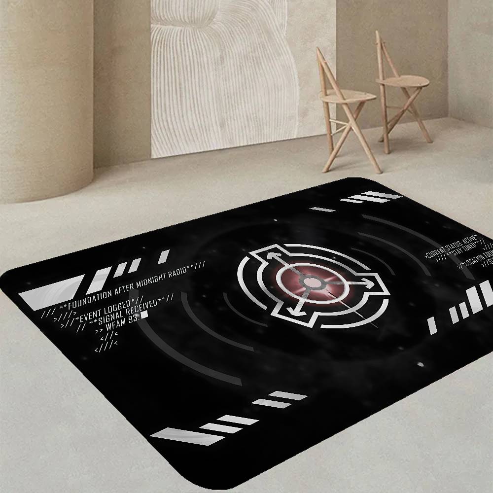 Sci Fi Foundation SCP Foundation Room Mats Retro Multiple Choice Living Room Kitchen Rug Non-Slip Welcome Rug