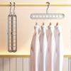 Rotating 9-hole magic clothes hanger, foldable horizontal and vertical dual-use, multifunctional 9-hole drying rack for home use