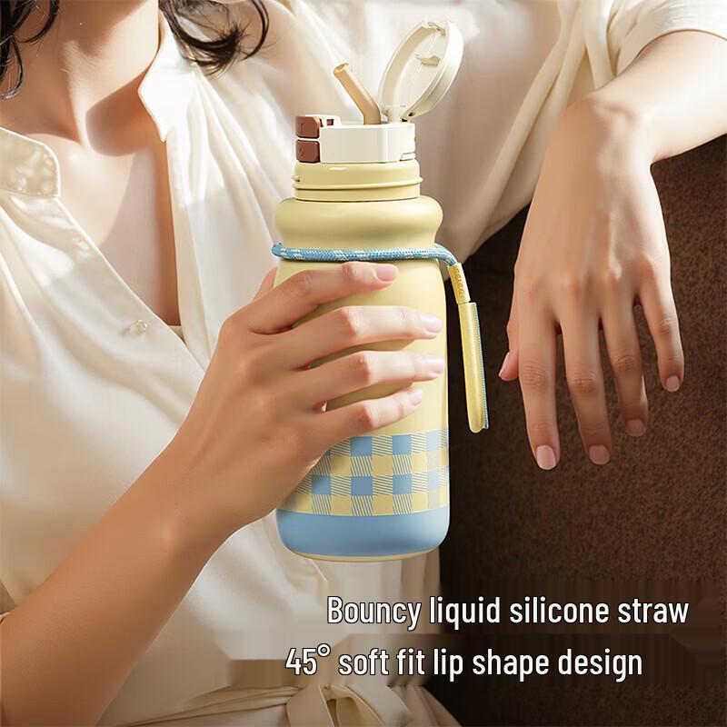 RELEA Paipai 620ml Dual-Drink Insulated Mug