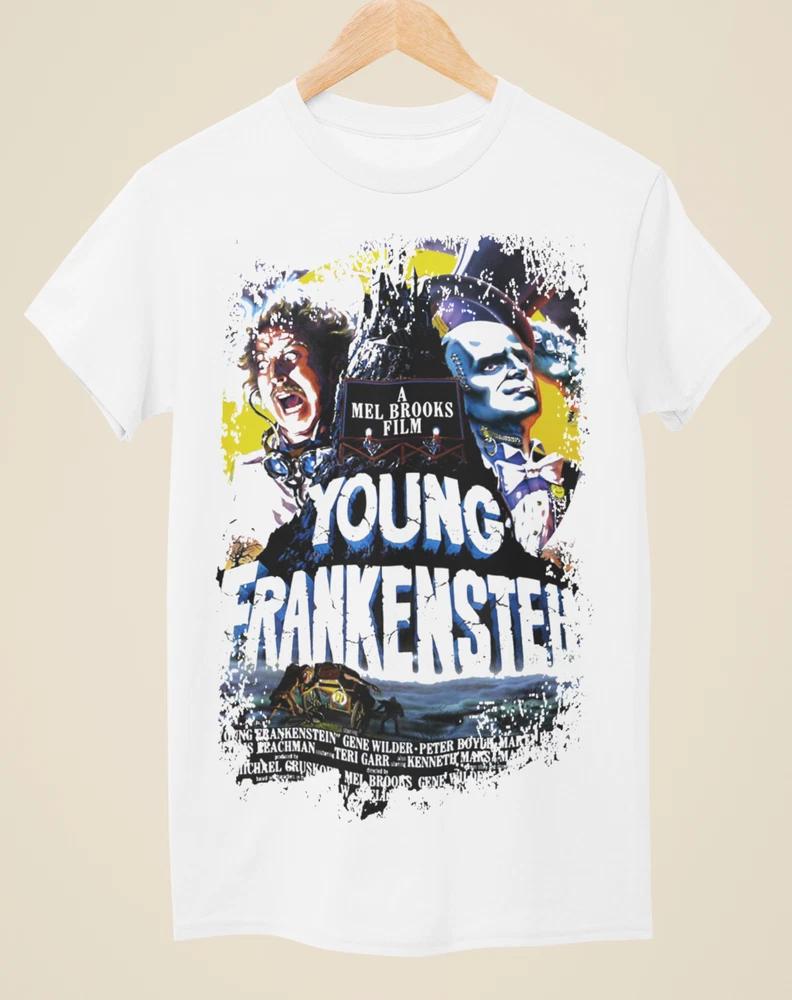 Young Frankenstein Movie Poster Inspired Unisex White TShirt S