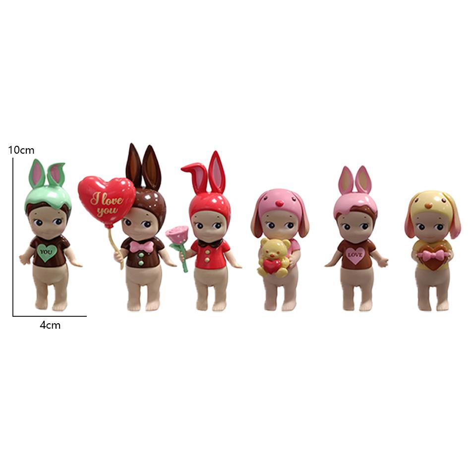 Serie Regalo Angelo dell'Amore Anime Scatola Cieca Bambola Angelo Carina Pvc Fatto a Mano Ornamento Decorazione Ufficio Regalo di San Valentino