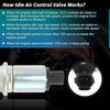 Idle Air Control Valve for Ford F-150 1997-2004 Fuel Injection Idle Air Control Valve IAC W/Gasket for Lincoln Navigator 1998-2004