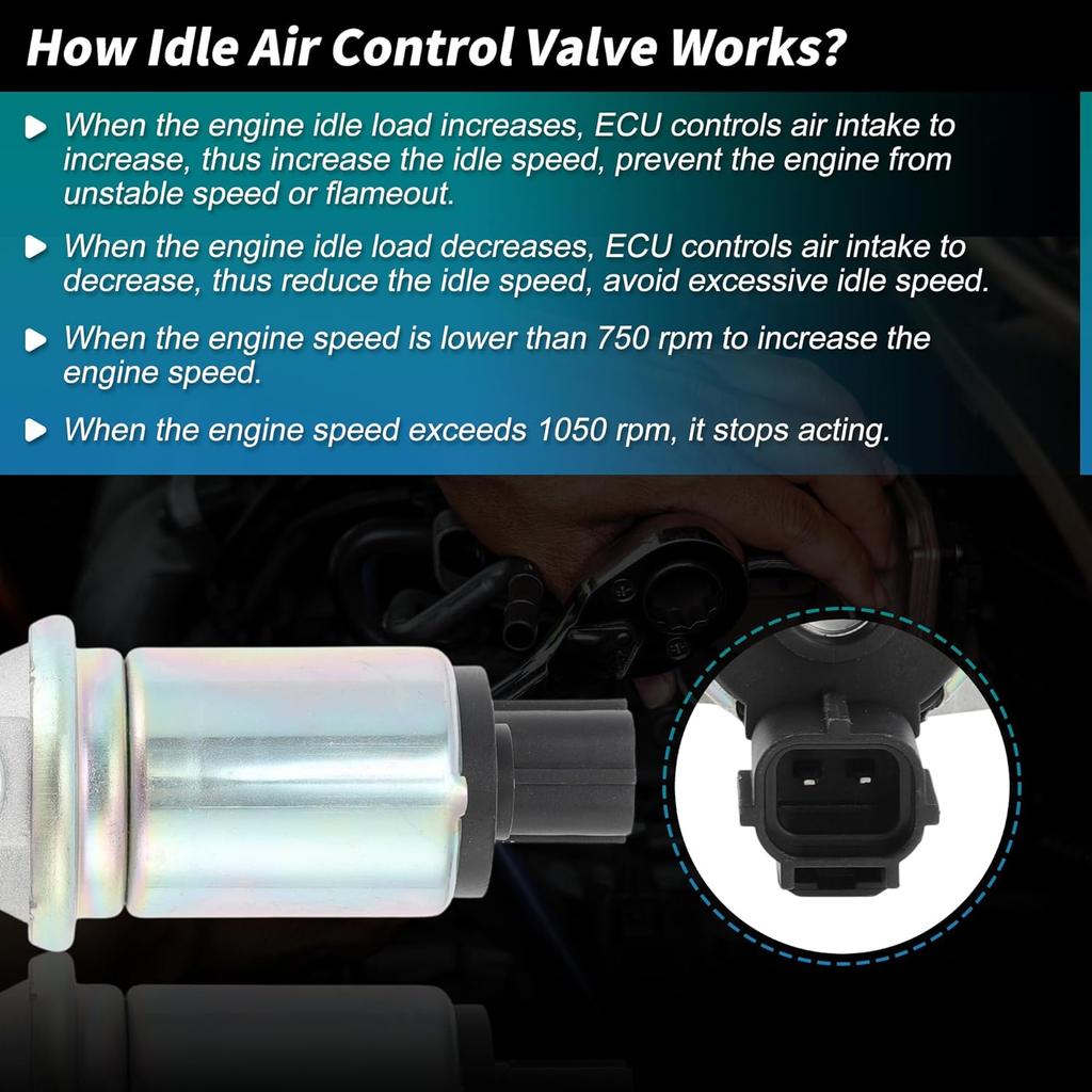 Idle Air Control Valve for Ford F-150 1997-2004 Fuel Injection Idle Air Control Valve IAC W/Gasket for Lincoln Navigator 1998-2004