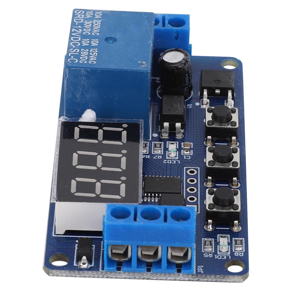 DC12V Time Delay Relay Delay On Off Cycle Module LED Digital Display Control Timer Switch Trigger